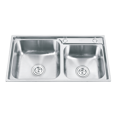 Stainless Steel Sink Double Bowl VY-7541R